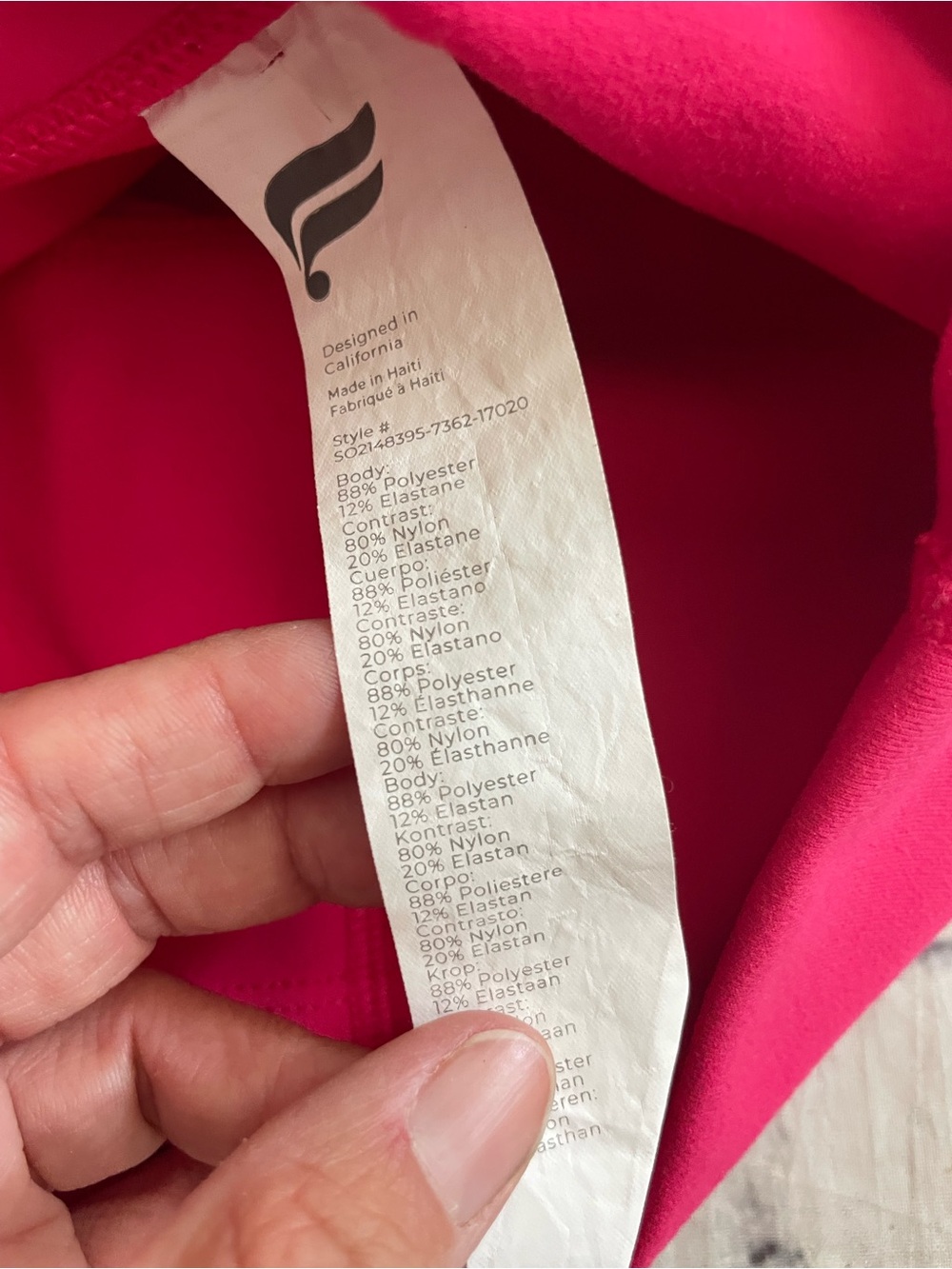 Fabletics Hot Pink Powerhold Athletic Shorts - Picture 6 of 8